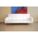 Pia White Leather Look Convertible Sofa - WI-LK02-PU21-WHITE