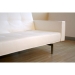 Pia White Leather Look Convertible Sofa - WI-LK02-PU21-WHITE