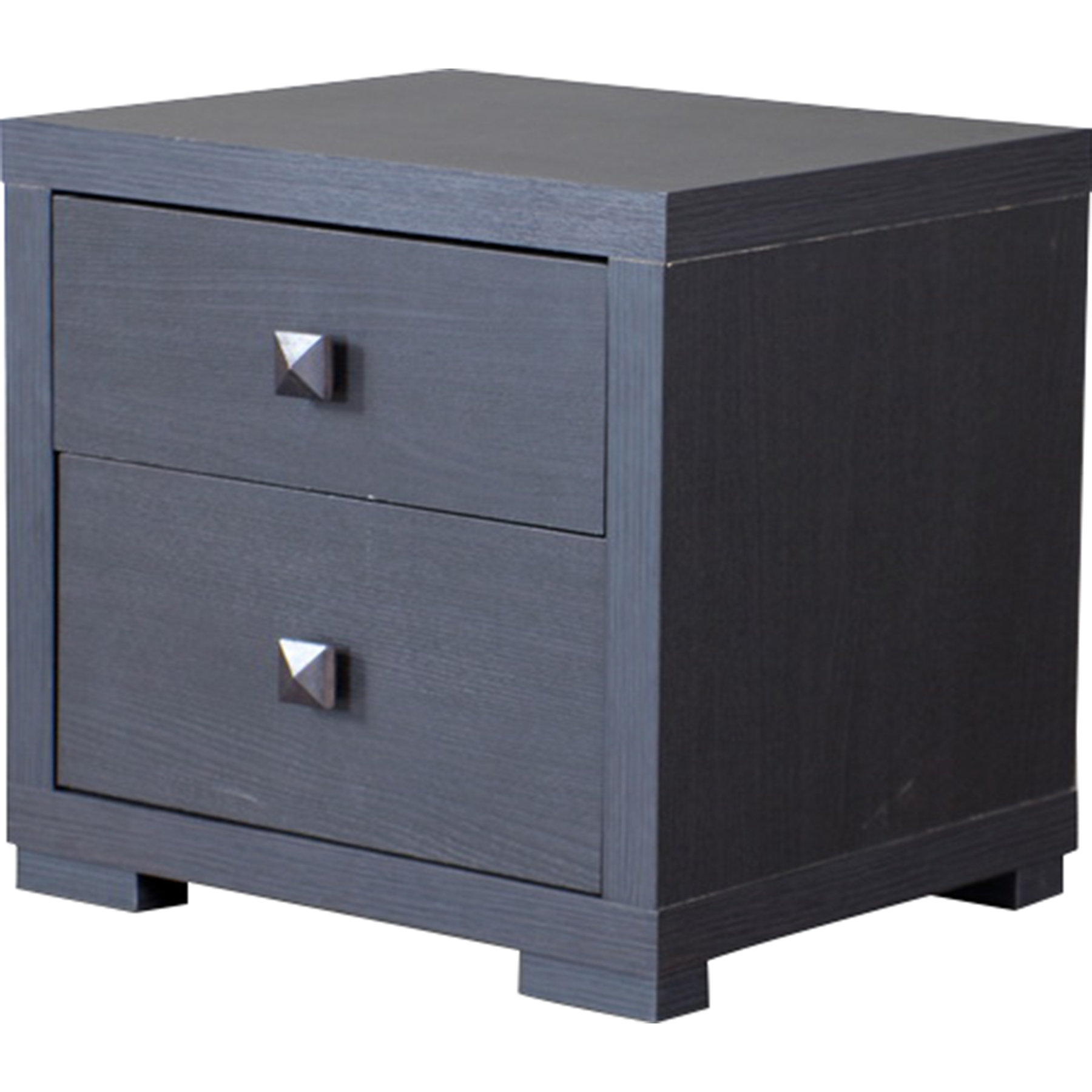 Marco 2 Drawers Nightstand - Dark Brown 