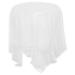Blair Clear Acrylic Tablecloth Illusion Table - WI-RT-601-CLR