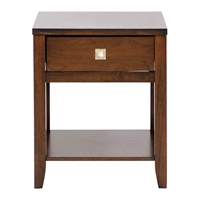 New Jersey Brown Wood End Table 