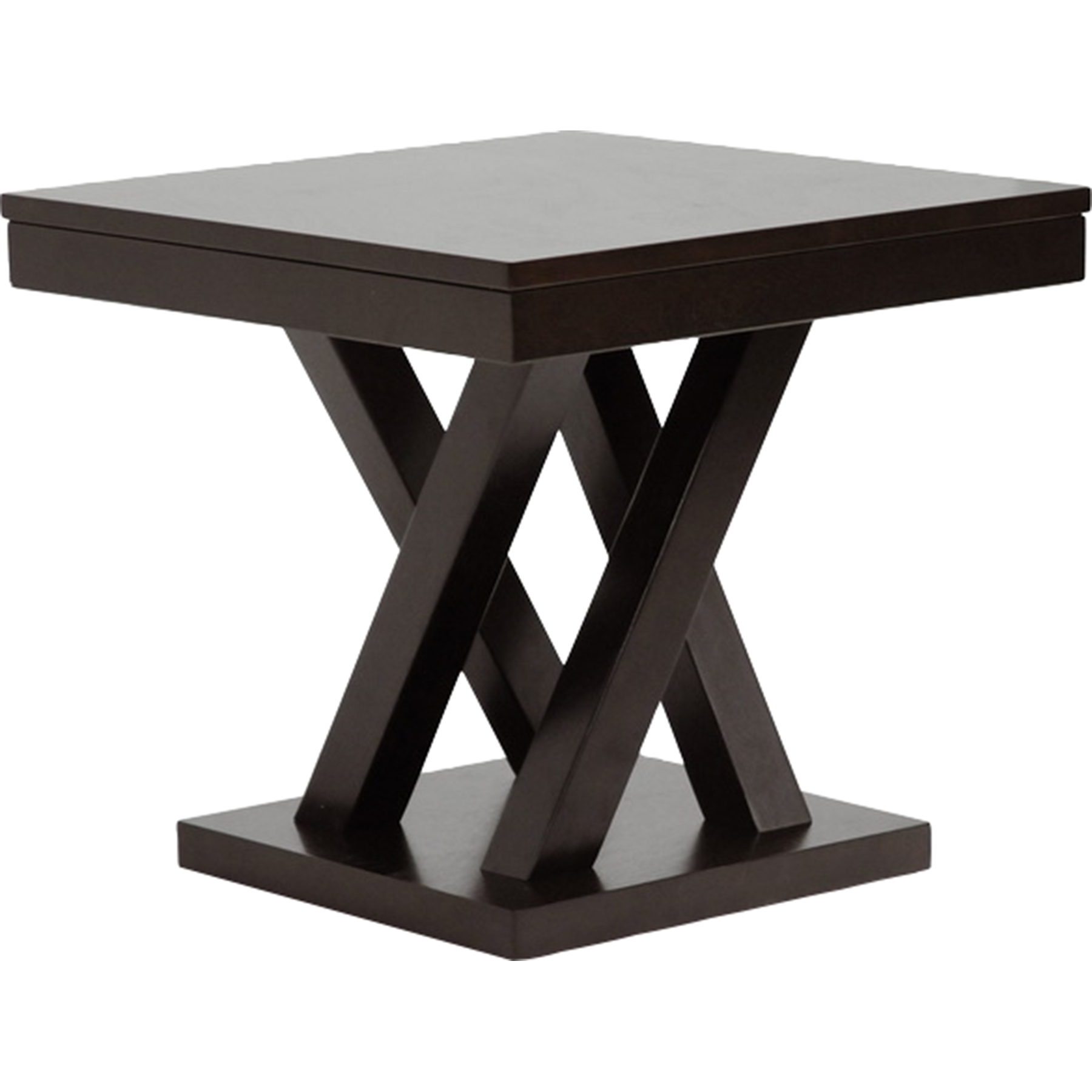 Everdon End Table - Dark Brown 