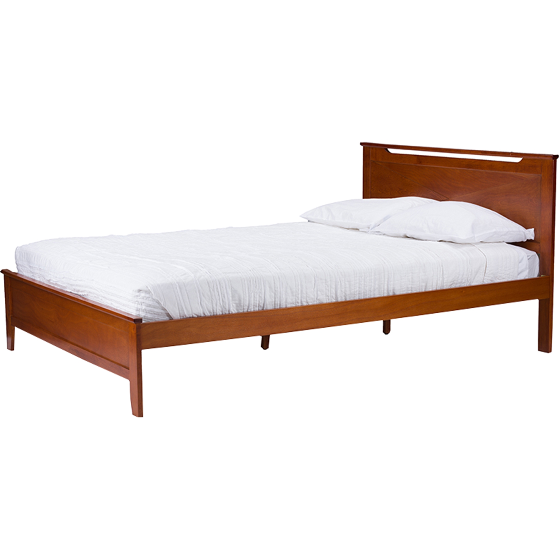 Demitasse Platform Bed - Antique Oak 