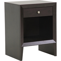 Leelanau Accent Table and Nightstand - Dark Brown 