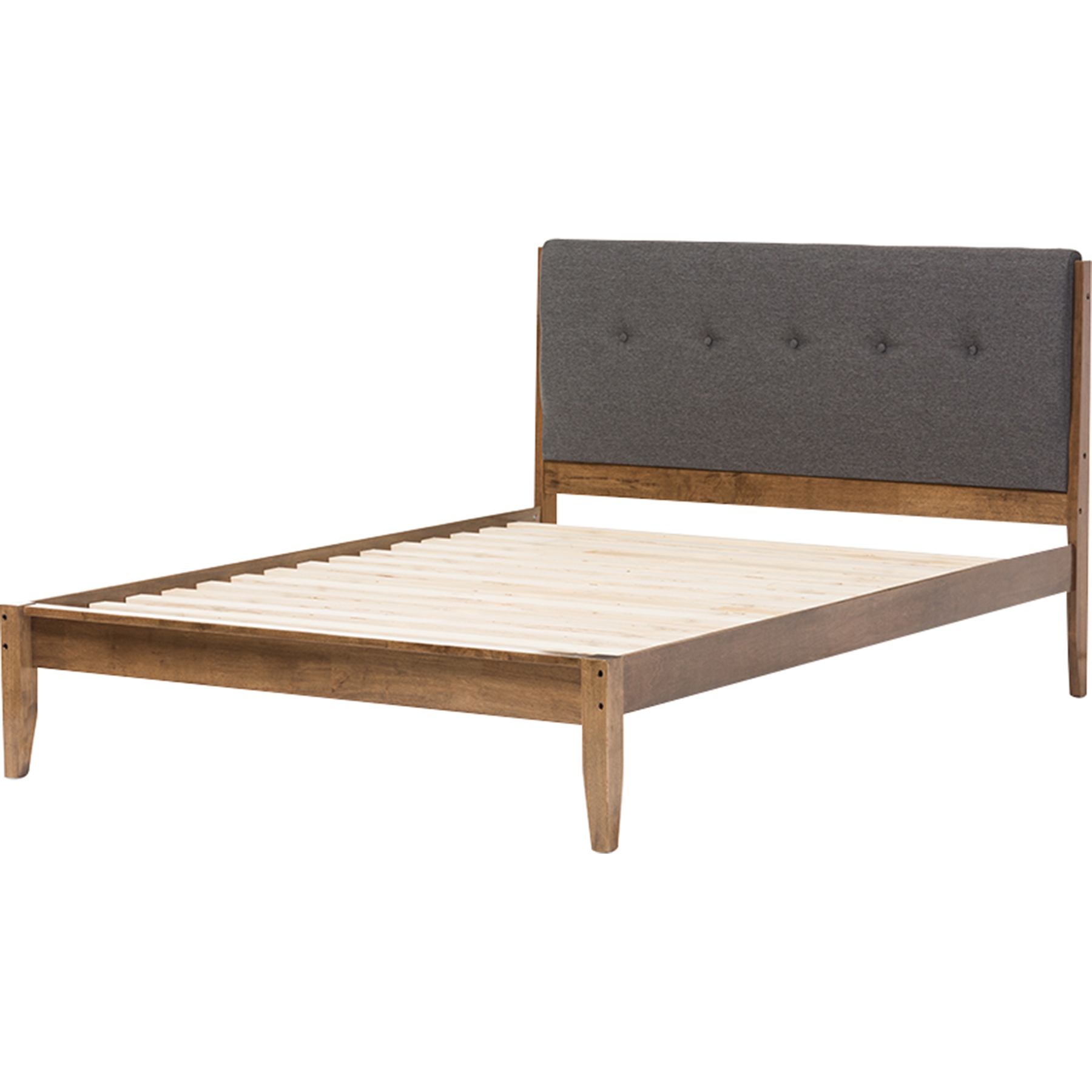Leyton Platform Bed - Button Tufted 