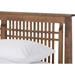 Loafey Wood Platform Bed - Walnut Brown - WI-SW8028-WALNUT-M17-BED