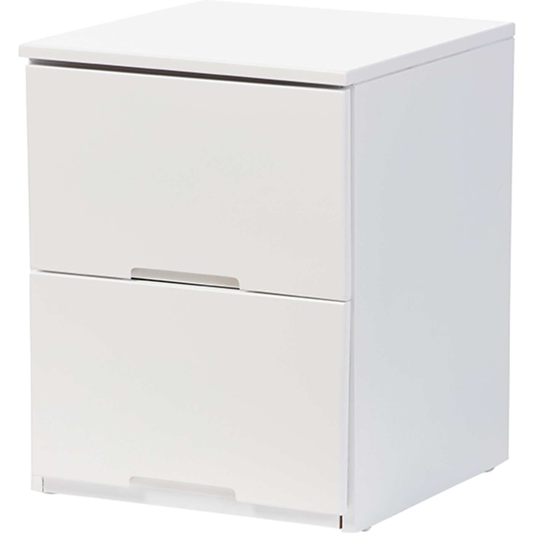 Washington 2 Drawers Nightstand - White 
