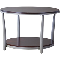 Halo Round Coffee Table - Brown 