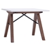 Saints Side Table - Walnut and White - ZM-100146