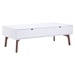 Padre Coffee Table - Walnut and White - ZM-100148