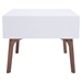 Padre End Table - Walnut and White - ZM-100149