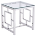 Geranium Side Table - Stainless Steel - ZM-100185